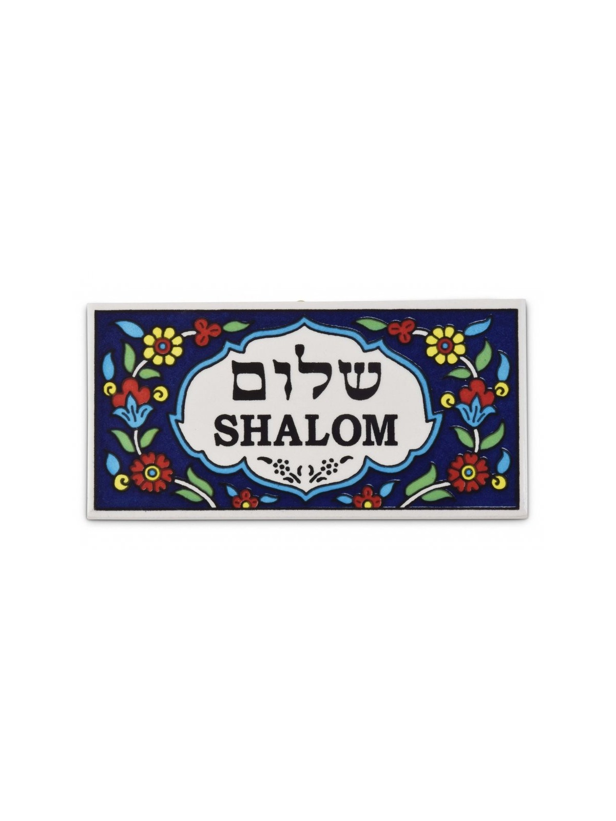 לוח קיר קרמי עיצוב פרחוני ארמני של... | קישוטים לבית